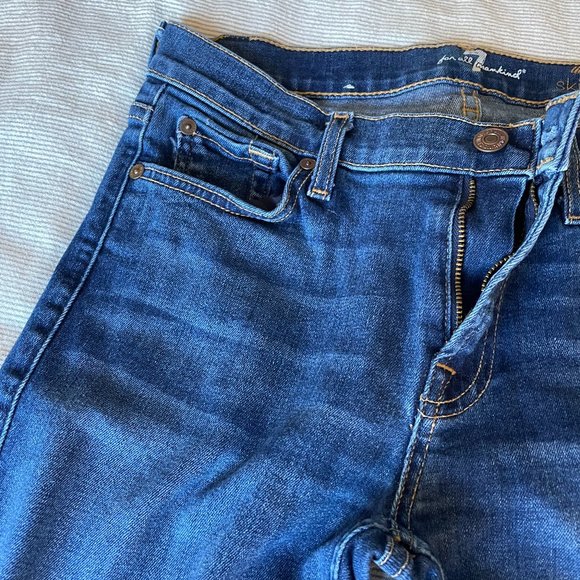 7 FOR ALL MANKIND Distressed Ankle Skinny Jeans - Picture 6 of 6